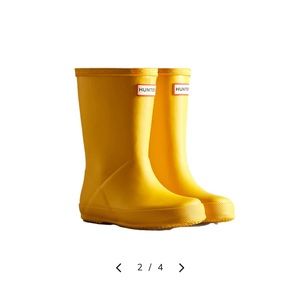 Toddler Hunter boots. Size UK 10